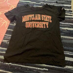 Montclair University Champion Black Graphic Tee Size XS Extra Small